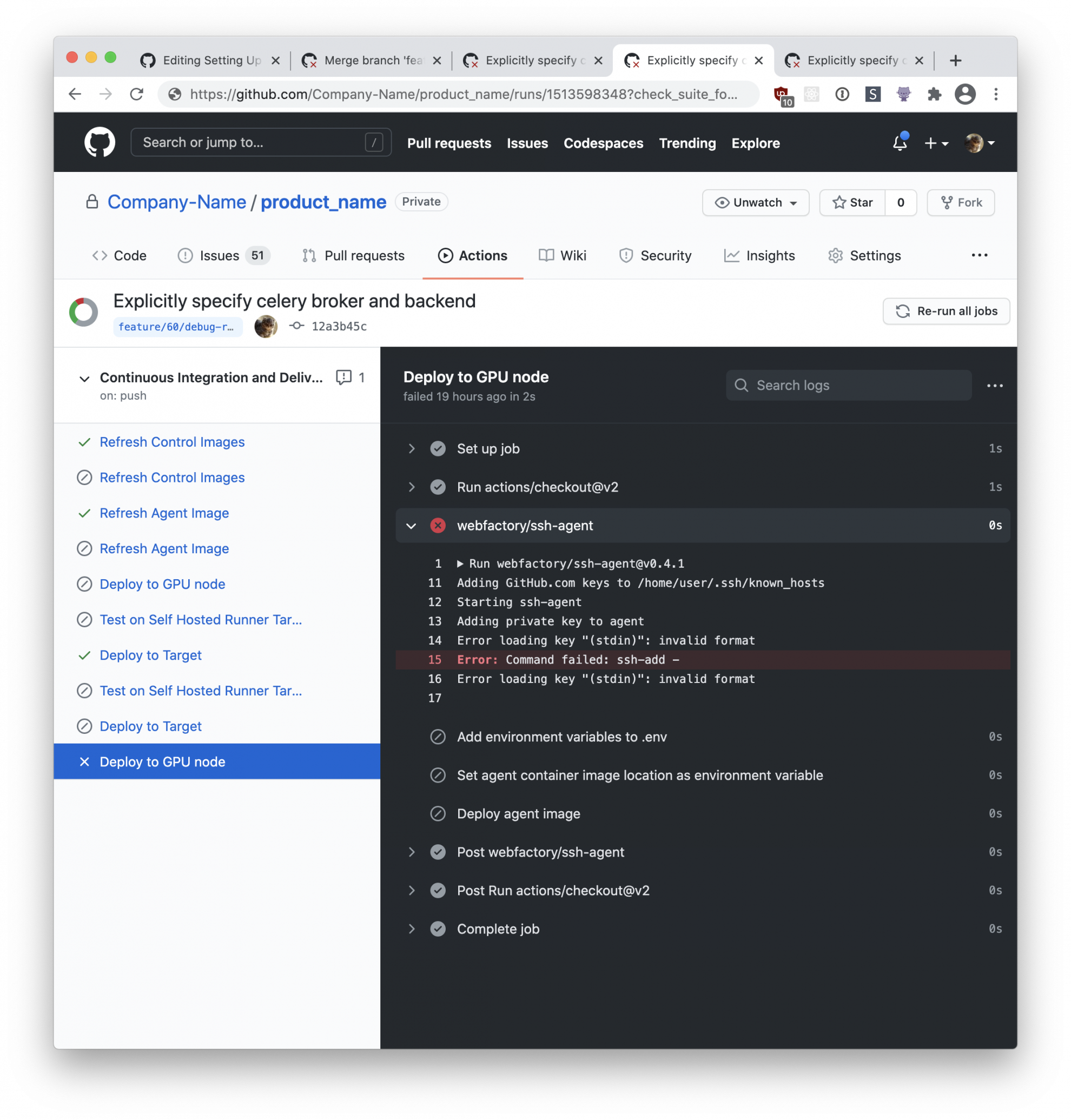 Github Actions Workflow Visualization UI Update – Rob
